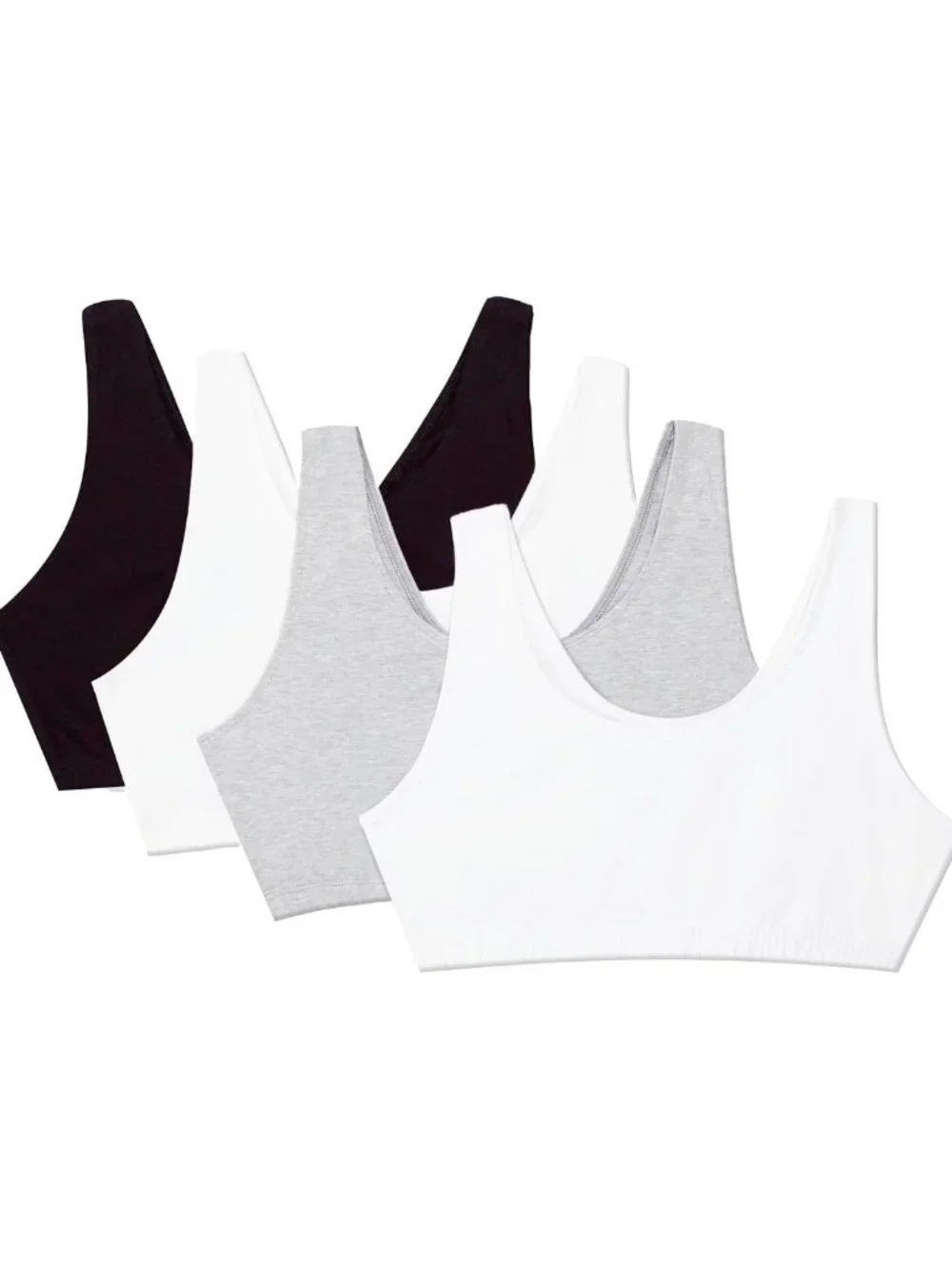 Comfortable Wireless Cotton Sports Bra Multi-Pack for Women - Soft & Breathable